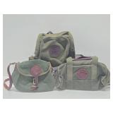 Great Lot of 3 Vintage Canvas & Leather DULUTH PACK Bags / Satchels