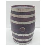 Antique Smaller Size Iron Strapped Liquor or Beer Keg