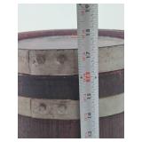 Antique Smaller Size Iron Strapped Liquor or Beer Keg