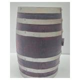 Antique Smaller Size Iron Strapped Liquor or Beer Keg