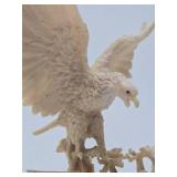 Dramatic Fighting Eagle Sculpture - 12.5"