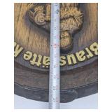 Vintage German 3D Barrel Beer Sign for Monchshof-Brau