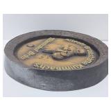 Vintage German 3D Barrel Beer Sign for Monchshof-Brau