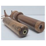 Nice Pair of Wooden Kaleidoscopes