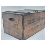Nice Antique Pre-Prohibition GOETZ Wooden Advertising Beer Crate w/Lid