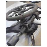 Very Cool Antique Cast Iron Post Drill by The Champion Blower & Forge Company
