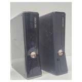 3 XBOX 360 Video Games Systems w/Some Controllers & Adapters