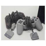 PlayStation 2 & 3 Video Games Systems w/Some Controllers & Adapters