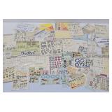 LARGE Lot of Unused Military Model Kit Decal/Sticker Sheets