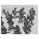 Large Lot of Vintage Lead/Metal Soldiers w/ Airplane
