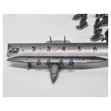 Large Lot of Vintage Lead/Metal Soldiers w/ Airplane