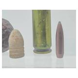 Group of Genuine Vintage & Antique Military Ammo Rounds / Bullets etc