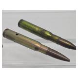 Group of Genuine Vintage & Antique Military Ammo Rounds / Bullets etc