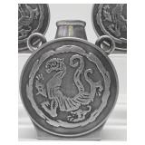 3 Brand New Metal/Pewter Vessels w/Dragons