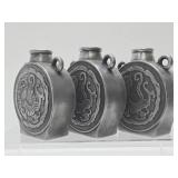 3 Brand New Metal/Pewter Vessels w/Dragons