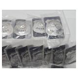 Large Lot of NOS Unused Metal Security Guard Badges