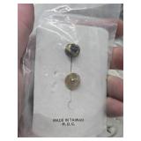 Large Lot of NOS Unused Metal Security Guard Badges