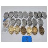 Large Lot of Metal Security Guard/Officer Badges