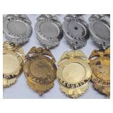 Large Lot of Metal Security Guard/Officer Badges