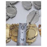 Large Lot of Metal Security Guard/Officer Badges