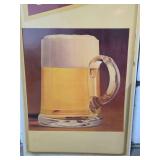 HUGE Vintage SCHLITZ Advertising Beer Sign