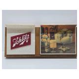 Large Vintage SCHLITZ Beer Sign - "Ice Cold" #1