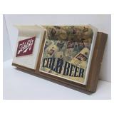 Large Vintage SCHLITZ Beer Sign - "COLD BEER" #2
