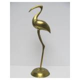 Group of Vintage Solid Brass Animals - Horse Bird Ram & Dolphin