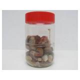 Estate Lot of Polished & Unpolished Stones Agates Quartz Crystal Shells etc