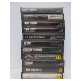 Lot of Vintage Rock & Roll Cassette Tapes