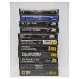 Lot of Vintage Rock & Roll Cassette Tapes