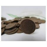 Unsearched Estate Lot of Old US Wheat Pennies