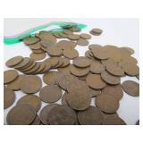 Unsearched Estate Lot of Old US Wheat Pennies