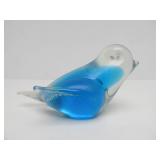 Vintage Blue Crystal / Glass Bird - Made in Sweden