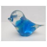 Vintage Blue Crystal / Glass Bird - Made in Sweden