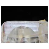 Signed MATS JONASSON Crystal Wolf Sculpture - Made in Sweden