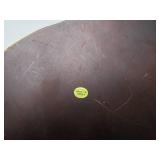 Larger Size Vintage Solid Brass Leaping Gazelle Statue