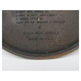 3 Vintage / Antique Cast Iron Skillets