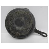 3 Vintage / Antique Cast Iron Skillets