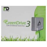 3 New Unused Green Drive External Hard Drives