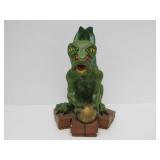 Very Cool Vintage Gargoyle Chalkware Statue