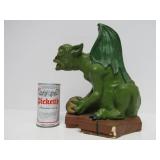 Very Cool Vintage Gargoyle Chalkware Statue