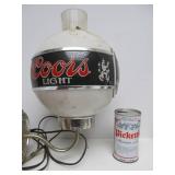 Vintage COORS LIGHT Beer Advertising Bar Light Lamps or Sconces