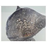 Lovely Antique Ornately Decorated Chased Silver Plated Basket by the Barbour Silver Company