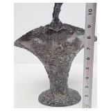 Lovely Antique Ornately Decorated Chased Silver Plated Basket by the Barbour Silver Company