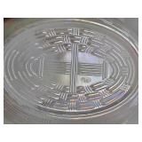 FENTON Iridescent Glass Bunny Basket