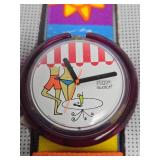 Vintage SWATCH "Pop" Watch w/Case