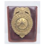 Vintage Minneapolis Fire Department Honorary Chief Badge