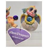 Group of Franklin Mint MOOD DRAGONS & Signed Numbered Dragon Figure