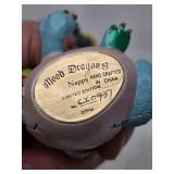 Group of Franklin Mint MOOD DRAGONS & Signed Numbered Dragon Figure